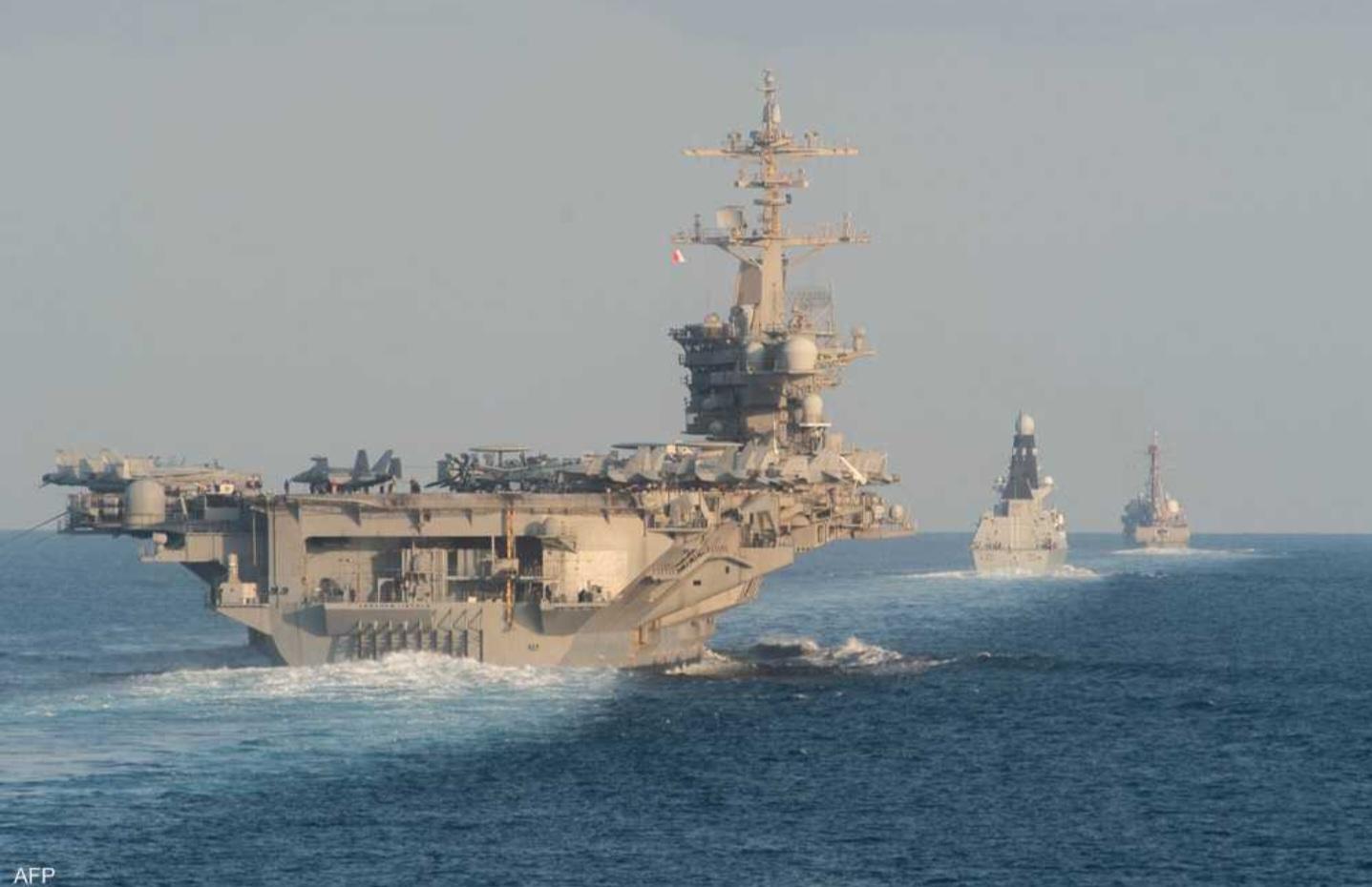 حاملة الطائرات لينكولن تصل المنطقة وسط تصاعد التوتر مع إيران